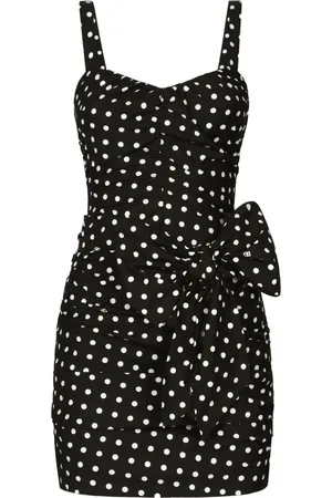 Dolce & Gabbana Kort polkaprikket kjole