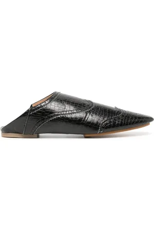 Comme des Garçons Western-loafers i læder