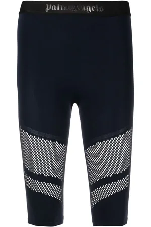 Palm Angels Shorts med smal pasform og mesh-detalje