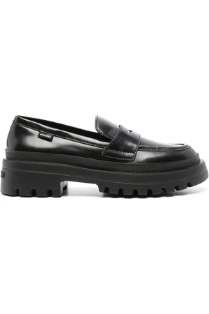 Moschino Penny slot-loafers i læder