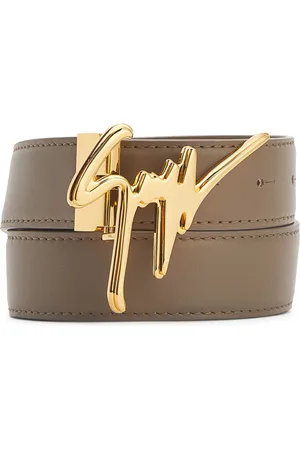 Giuseppe Zanotti Læderbælte med logoplade