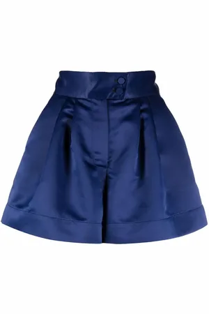 Styland Højtaljede shorts i satin