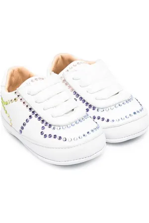 Philipp Plein Low-top sneakers med krystaludsmykning