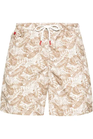 Kiton Badeshorts med blomstertryk