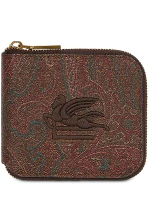 Etro Pung i jacquard med paisley-tryk