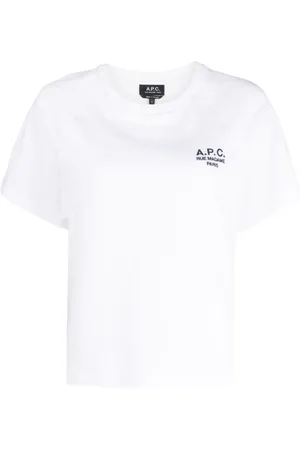A.P.C. T-shirt med broderet logo
