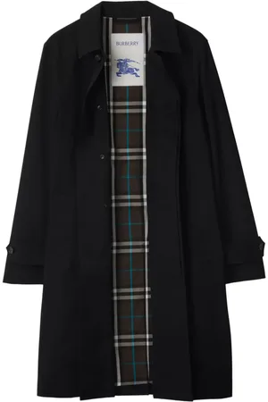 Burberry Gabardine-frakke med spids krave