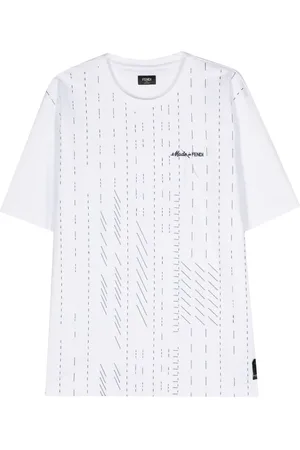 Fendi T-shirt med broderet logo