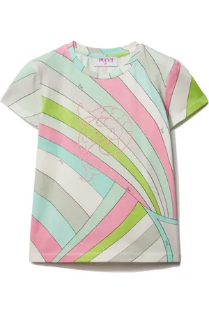 PUCCI Junior T-shirt med Iride-tryk