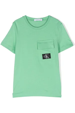 Calvin Klein Skjorte med flaplomme og logo