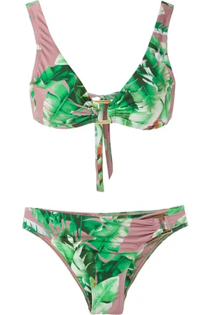 AMIR SLAMA Blomstret bikini