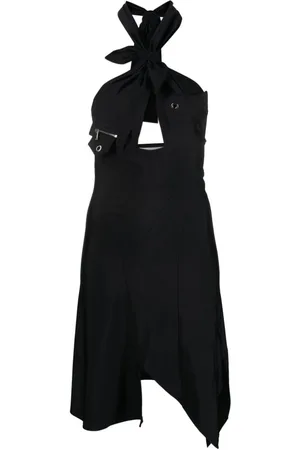 COPERNI Kort Racing kjole med halterneck