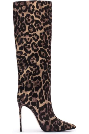 LE SILLA Eva 120 mm støvler med leopardtryk