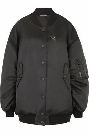 Dolce & Gabbana Duchesse-bomberjakke med logomærke