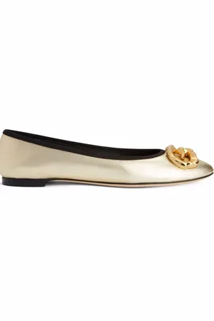 Giuseppe Zanotti Amur ballerina-pumps med logoplade