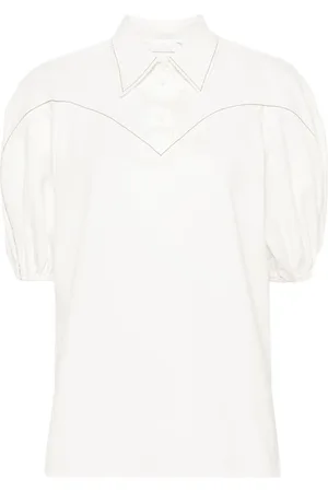 Chloé Oberteil bluse i mønstret jacquard