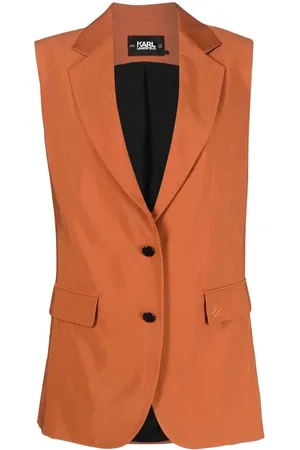 Karl Lagerfeld Lang skræddersyet vest