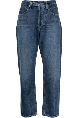 AGOLDE Cropped jeans med høj talje