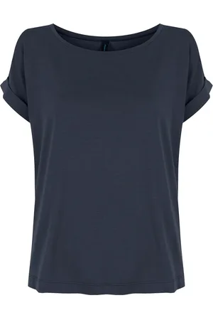 Lygia & Nanny T-shirt med oprullede ærmer