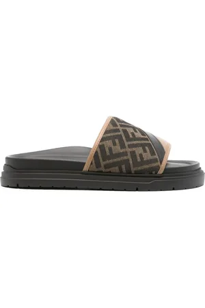 Fendi Polstrede diagonale sandaler