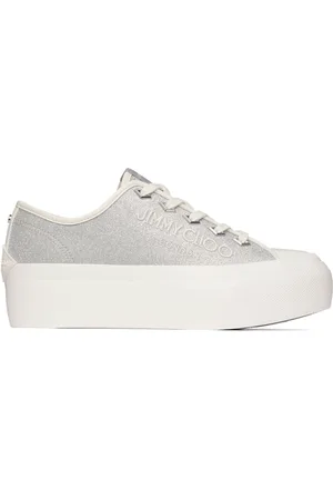 Jimmy Choo Palma Maxi-sneakers med glimmer