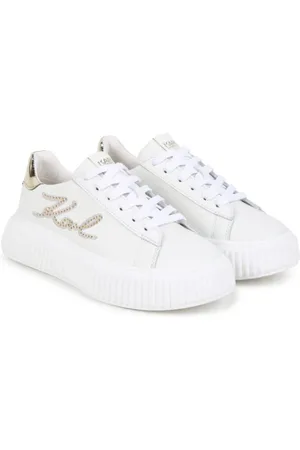 Karl Lagerfeld Sneakers med rhinsten-udsmykning