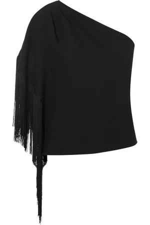 Moschino Bluse med én skulder og frynser