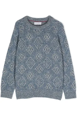 Brunello Cucinelli Mønstret sweater