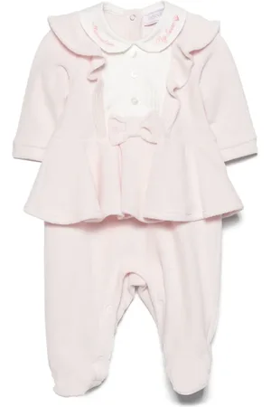 MONNALISA Pyjamas med sløjfedetalje og frotté-stof