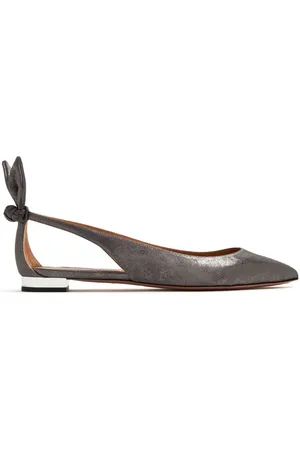 Aquazzura Ballerinaer i læder med butterfly
