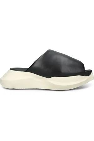 Rick Owens Sandaler i læder med plateausål