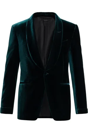Tom Ford Blazer i velour med sjalrevers