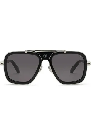 Philipp Plein Oversize Plein Icon solbriller