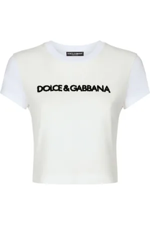 Dolce & Gabbana T-shirt med broderet logo