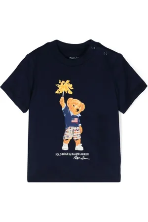 Ralph Lauren T-shirt med Polo Bear-tryk