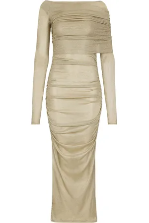 Dolce & Gabbana Mellemlang kjole i mesh og lurex