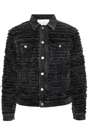 1017 ALYX 9SM Denimjakke med slitageeffekt