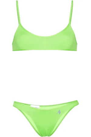 The Attico Bikini med gummi-logo