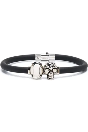 Alexander McQueen Armbånd med dødningehoved-vedhæng