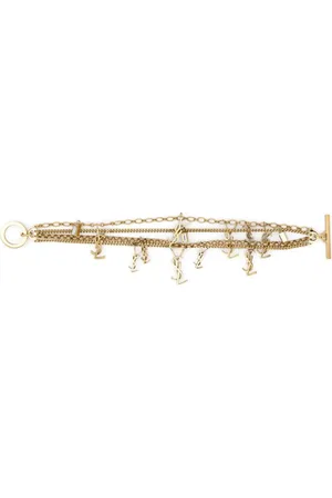 Saint Laurent Cassandre armbånd med logovedhæng