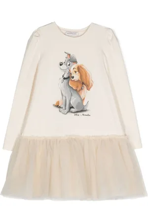 MONNALISA X Disney kjole med svaj og grafisk tryk