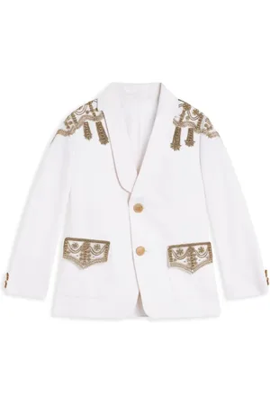 Maison Ava Luke blazer med broderet motiv