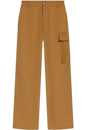 Marni Cargo-bukser med broderet logo