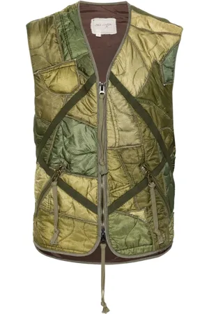GREG LAUREN Dunvest med patchwork