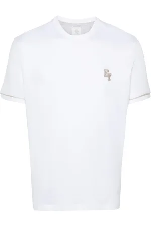 ELEVENTY T-shirt med broderet logo