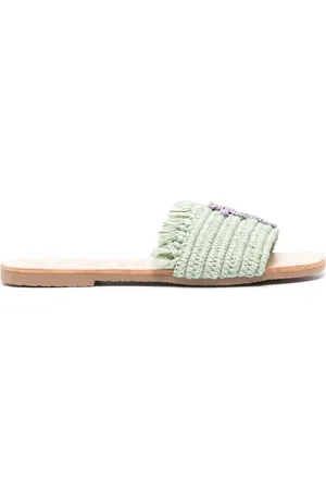 MANEBI Flade Yucatán sandaler med logomærke