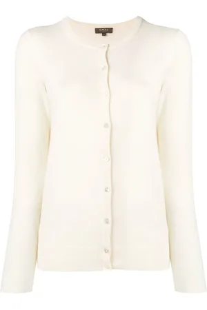 N.PEAL Cardigan med rund hals