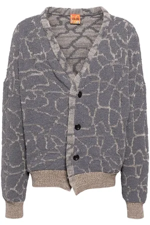 Vitelli Vendbar cardigan i jacquard