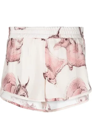 Stella McCartney Shorts med dyretryk