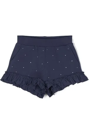 MONNALISA Shorts med rhinstenudsmykning